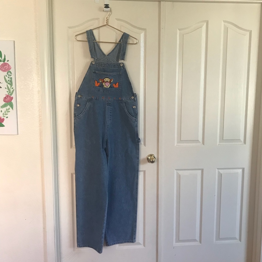 Vintage Disney Tigger overalls long